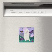 カスタマイズ素晴らし可能なPyrenees蝶 マグネット (インサイチュ (食洗機))