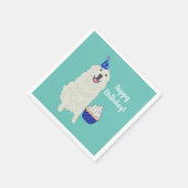 カスタマイズ素晴らし可能なPyrenees誕生日 スタンダードカクテルナプキン (角)