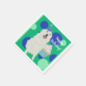 カスタマイズ素晴らし可能なPyrenees誕生日 スタンダードカクテルナプキン (角)