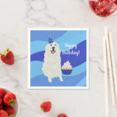 カスタマイズ素晴らし可能なPyrenees誕生日 スタンダードカクテルナプキン (インサイチュ)