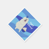 カスタマイズ素晴らし可能なPyrenees誕生日 スタンダードカクテルナプキン (角)