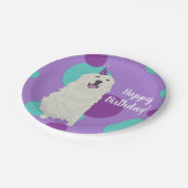 カスタマイズ素晴らし可能なPyrenees誕生日 ペーパープレート (アングル)