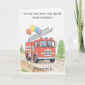 カスタマイズ素晴らし孫誕生日詩 案内状 (正面)