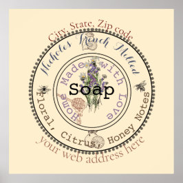 カスタマイズ素晴らし石鹸 ポスター