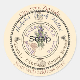 カスタマイズ素晴らし石鹸 ラウンドシール