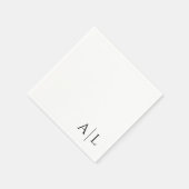 カスタマイズ結婚の スタンダードカクテルナプキン (角)