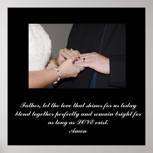 カスタマイズ結婚の ポスター (正面)