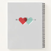 カスタマイズ結婚可能なアイディアジャーナル ノートブック (裏面)