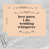 カスタマイズ結婚可能なイベントプランナー 名刺