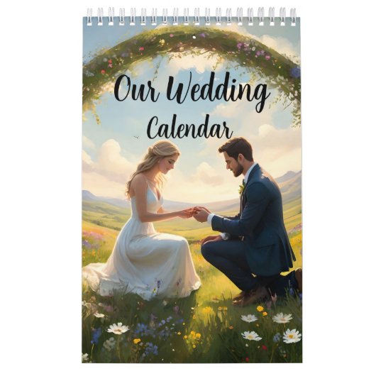 カスタマイズ結婚可能なカレンダー カレンダー (カバー)