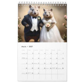 カスタマイズ結婚可能なカレンダー カレンダー (3月 2027)