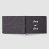 カスタマイズ結婚可能なゲストブック ゲストブック (全面)