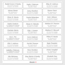 カスタマイズ結婚可能なゲストラベルのシール