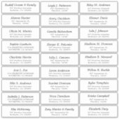 カスタマイズ結婚可能なゲストラベルのシール シール (正面)