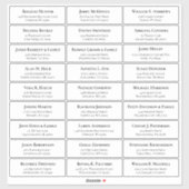 カスタマイズ結婚可能なゲスト住所 シールシール シール (シート)