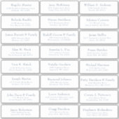 カスタマイズ結婚可能なゲスト住所 シールシール シール (正面)