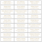 カスタマイズ結婚可能なゲスト住所 シールシール シール (正面)