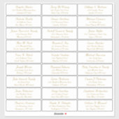 カスタマイズ結婚可能なゲスト住所 シールシール シール (シート)