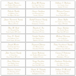 カスタマイズ結婚可能なゲスト住所 シールシール シール