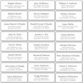 カスタマイズ結婚可能なゲスト住所 シールシール シール (正面)