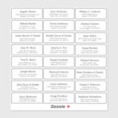 カスタマイズ結婚可能なゲスト住所 シールシール シール (シート)