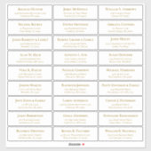 カスタマイズ結婚可能なゲスト住所 シールシール シール (シート)