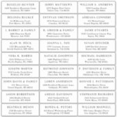 カスタマイズ結婚可能なゲスト住所 シールシール シール (正面)