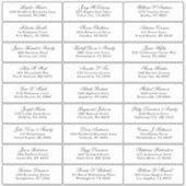 カスタマイズ結婚可能なゲスト住所 シールシール シール (正面)