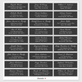 カスタマイズ結婚可能なゲスト住所 シールシール シール