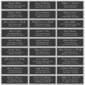 カスタマイズ結婚可能なゲスト住所 シールシール シール (正面)