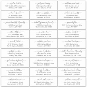 カスタマイズ結婚可能なゲスト住所 シールシール シール