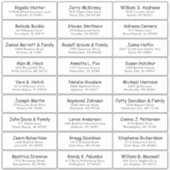 カスタマイズ結婚可能なゲスト住所 シールシール シール (正面)