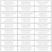 カスタマイズ結婚可能なゲスト住所 シールシール シール (正面)