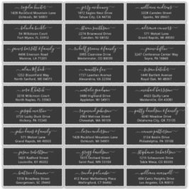 カスタマイズ結婚可能なゲスト住所 シールシール シール