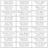 カスタマイズ結婚可能なゲスト住所 シールシール シール (正面)