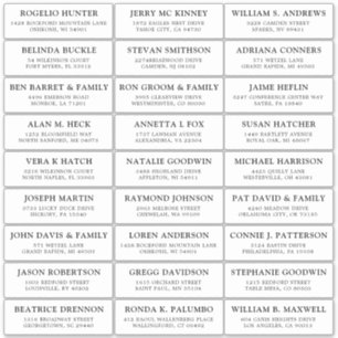 カスタマイズ結婚可能なゲスト住所 シールシール シール