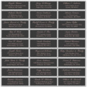 カスタマイズ結婚可能なゲスト住所 シールシール シール (正面)