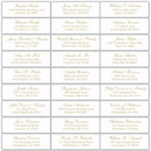 カスタマイズ結婚可能なゲスト住所 シールシール シール (正面)