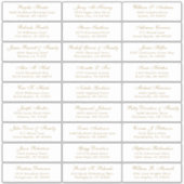 カスタマイズ結婚可能なゲスト住所 シールシール シール (正面)