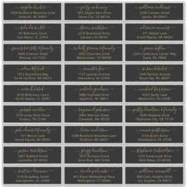 カスタマイズ結婚可能なゲスト住所 シールシール シール