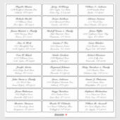 カスタマイズ結婚可能なゲスト住所 シールシール シール (シート)