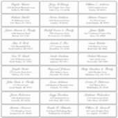 カスタマイズ結婚可能なゲスト住所 シールシール シール (正面)