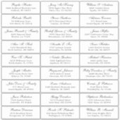 カスタマイズ結婚可能なゲスト住所 シールシール シール (正面)