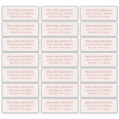 カスタマイズ結婚可能なゲスト住所 シールステッカー シール (正面)