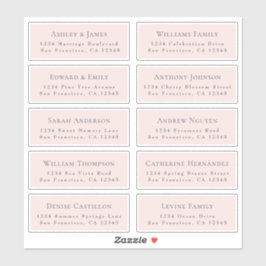 カスタマイズ結婚可能なゲスト住所 シール