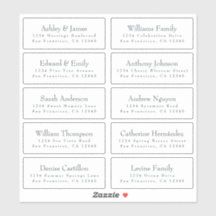 カスタマイズ結婚可能なゲスト住所 シール