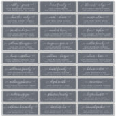 カスタマイズ結婚可能なゲスト住所 シール (正面)