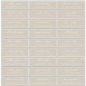 カスタマイズ結婚可能なゲスト住所 シール (正面)