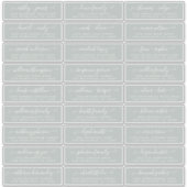 カスタマイズ結婚可能なゲスト住所 シール (正面)