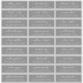 カスタマイズ結婚可能なゲスト住所 シール (正面)